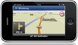 Mobile Navigator de Navigon est disponible sur l'AppStore